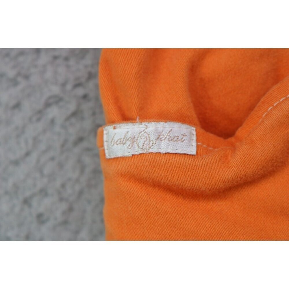 Baby Phat Orange Denim Skirt-Size 20-Pockets-Vintage-Y2K-Logo - Picture 5 of 14